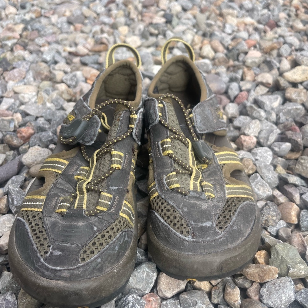 Teva Kids Gray and Yellow Outdoor Sandal Sneakers